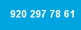 920 297 78 61 920 297 78 61